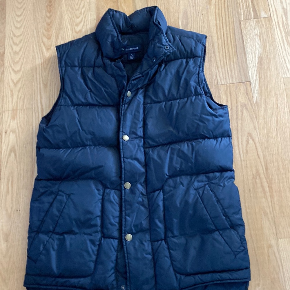Lands end puffer vest Mens small